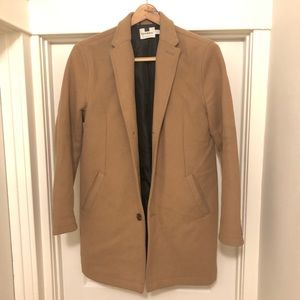 Topman Wool Mix Jacket in Tan